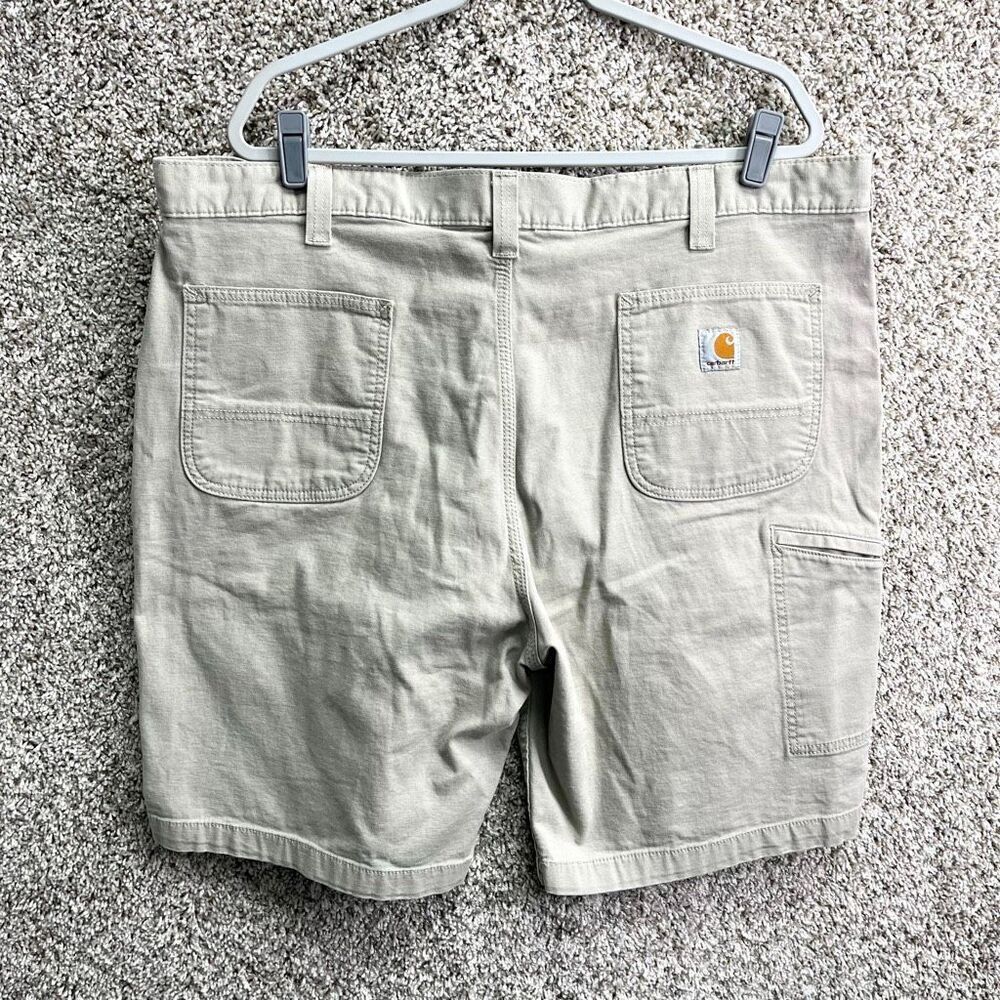 Carhartt Shorts Men's 42‎ Khaki Tan Relaxed Fit Cargo - Picture 7 of 9